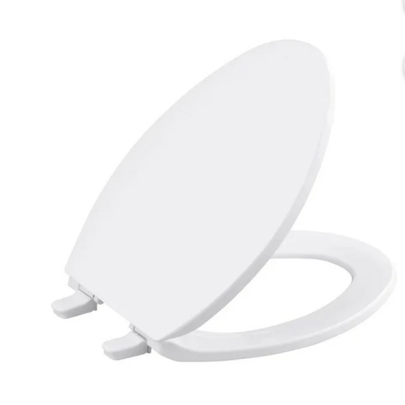 NEW-Kohler Layne Quiet Quick Release Elongated Antimicrobial Toilet Seat White - Picture 2 of 3